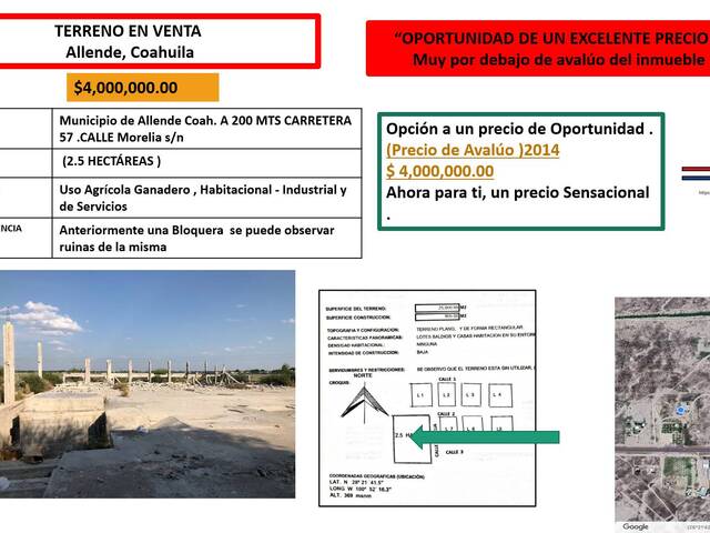 #188 - Terreno para Venta en Allende - CH
