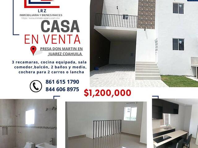 Venta en Presa Don Martín - Juárez