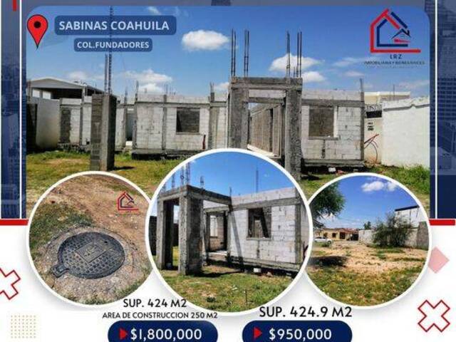 Venta en FUNDADORES - Sabinas