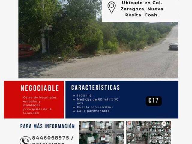 Venta en Zaragoza - San Juan de Sabinas