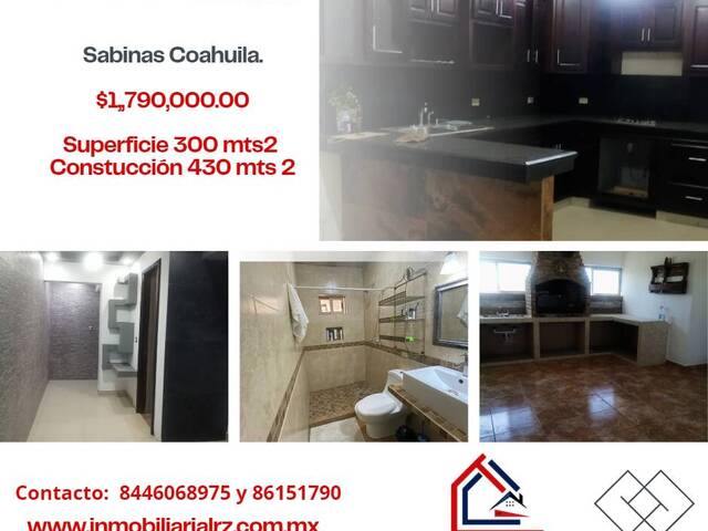 Venta en PROLONGACIÓN LOS PINOS - Sabinas