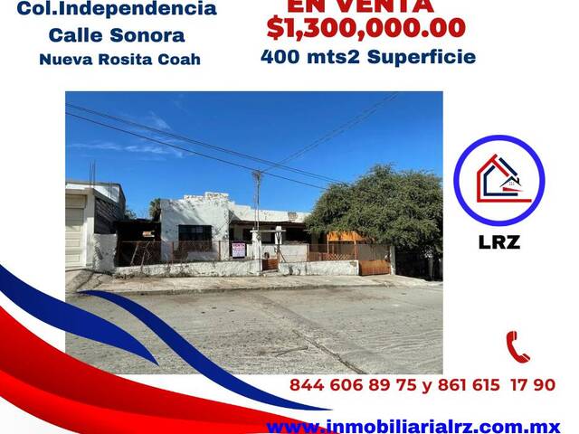 Venta en INDEPENDENCIA - San Juan de Sabinas