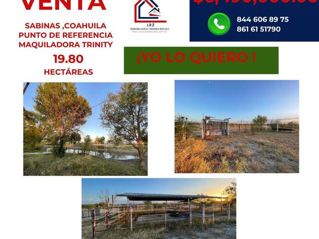 RANCHO para Venta en Sabinas - 4