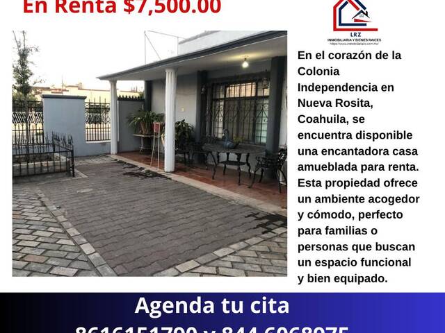 Renta en INDEPENDENCIA - San Juan de Sabinas