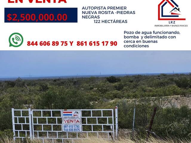#298 - RANCHO para Venta en San Juan de Sabinas - CH - 1