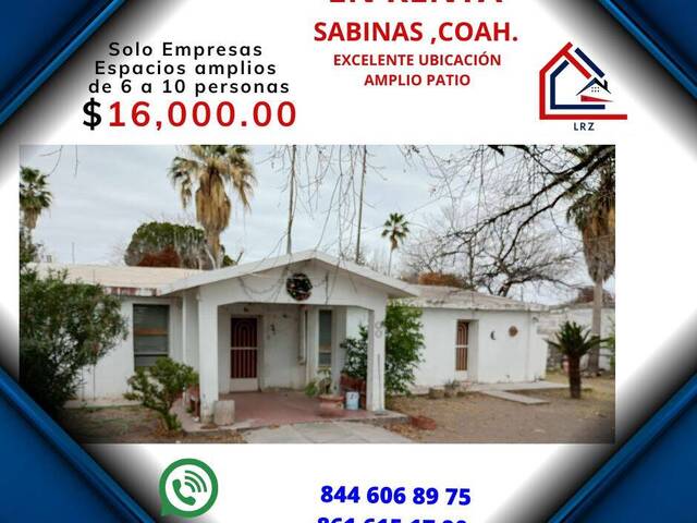 #303 - casa para Venta en Sabinas - CH - 1
