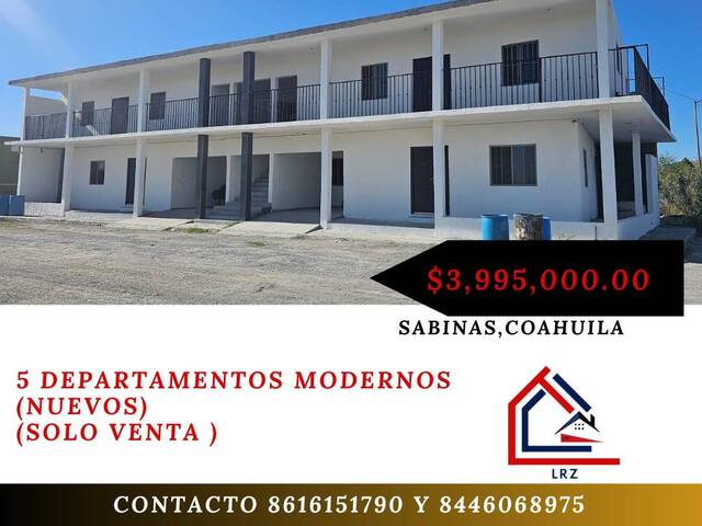 #305 - DEPARTAMENTOS para Venta en Sabinas - CH - 1