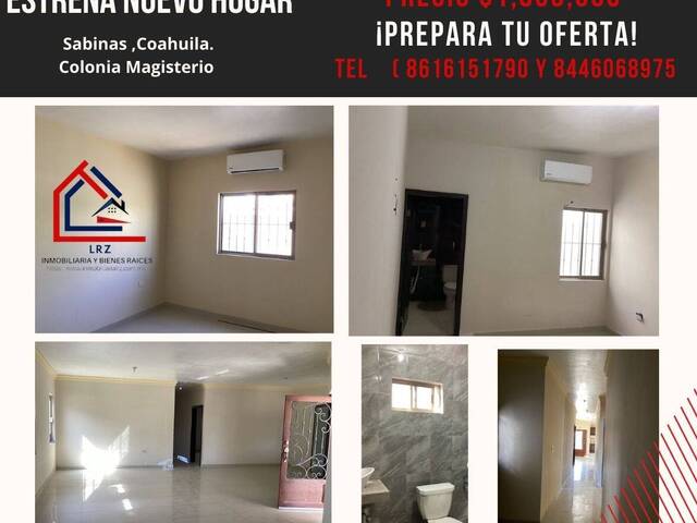 #306 - CASA-HABITACIÓN para Venta en Sabinas - CH - 3