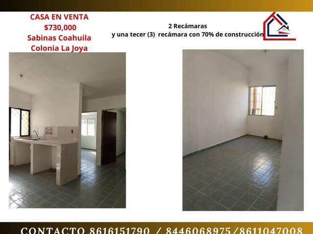 #312 - casa para Venta en Sabinas - CH - 2