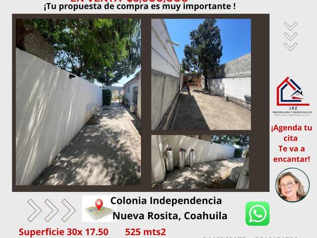 #316 - casa para Venta en San Juan de Sabinas - CH