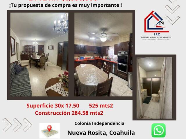 Casa para Venta en San Juan de Sabinas - 4